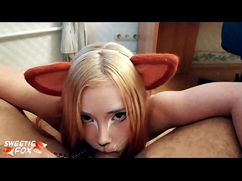 ❤️ Кицунэ заглотить хуй и сперма в рот ❤️❌ Жесткое порно на нашем сайте ☑